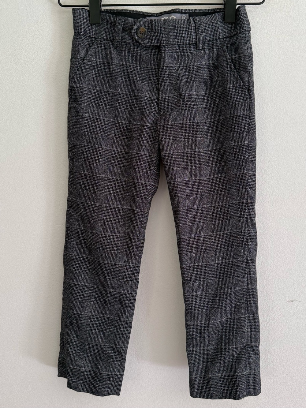 Size 5 Appaman Gray Plaid Dress Pants Trousers Boys Wedding Looks